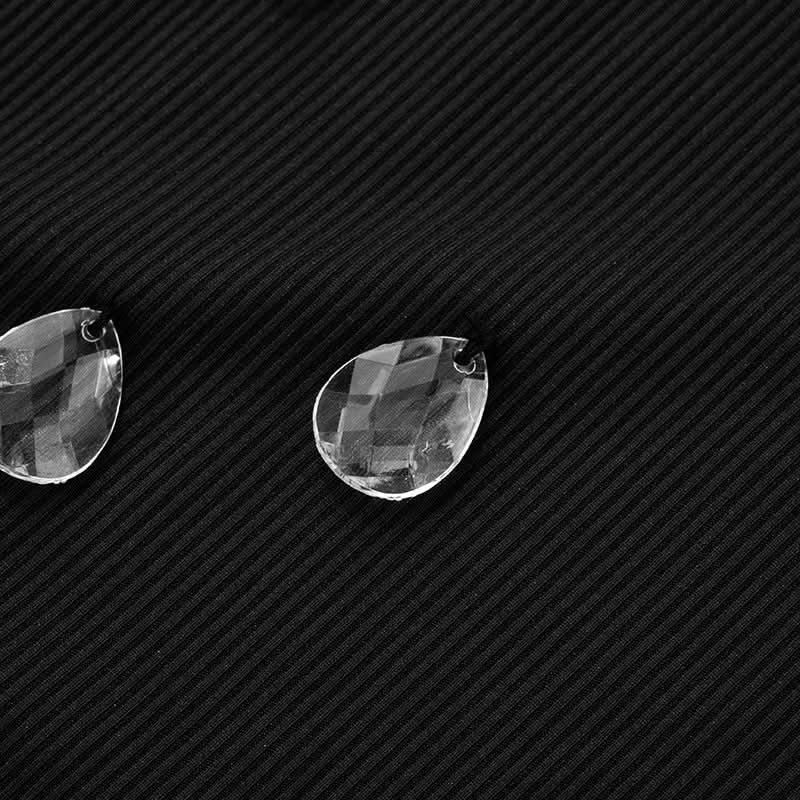 Starlight Black Embellished Maxi Gown - Dazzling Holiday Party & Formal Dress