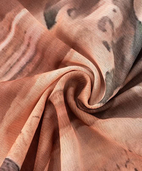 Ethereal Celestial Mesh Maxi Skirt - Mystical Butterfly Print Sheer Fall Style