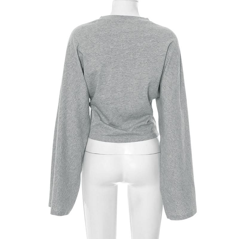 Effortless Fall Style: Women's Dolman Sleeve Cinched Waist Cotton Knit Top