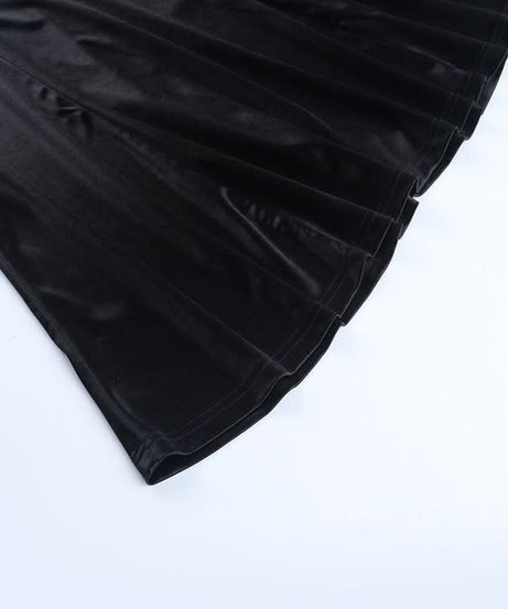 Black Lace Trim V-Neck Cross Back Maxi Dress | Elegant Holiday & Formal Gala Gown