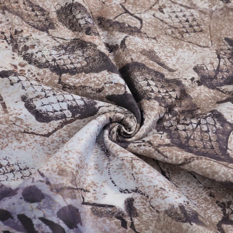 Untamed Glam: Mixed Animal Print Halter Cut-Out Mini Dress - Fierce Fall Party Style