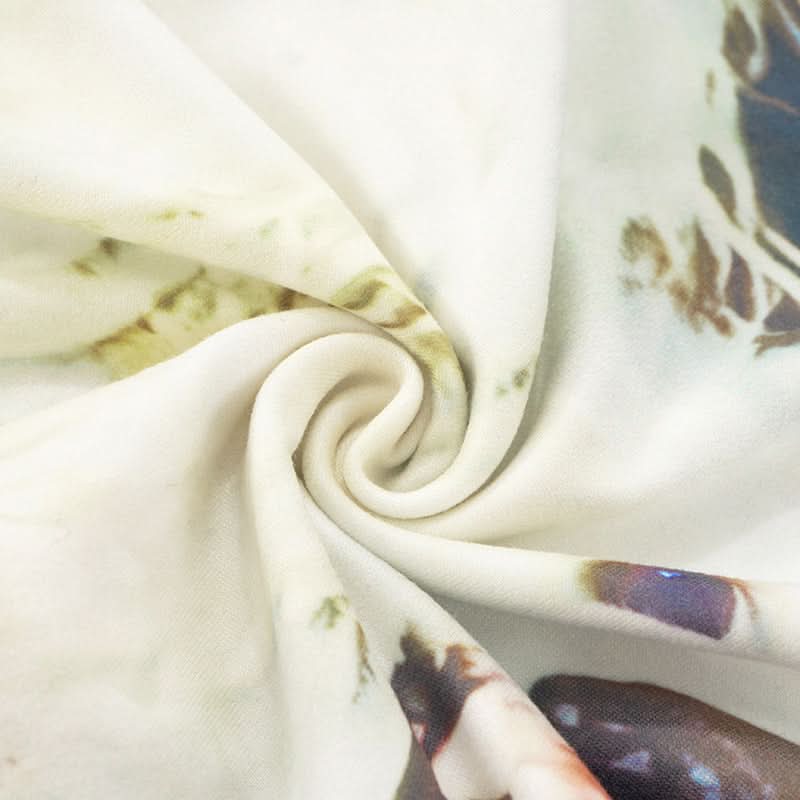 Fierce Snarling Dog Graphic Tube Top - Edgy Peplum & Spooky Chic Fall Style