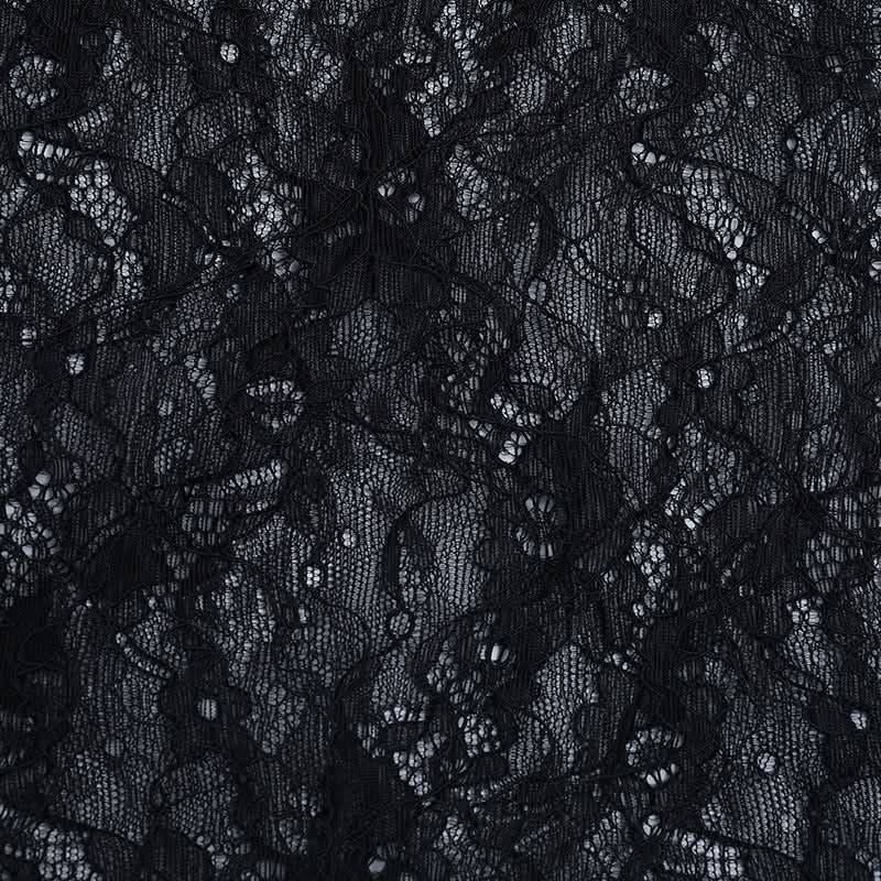 Dare to Dazzle: Black Lace Sheer Maxi Dress - Cami Style for Fall & Holiday Glamour