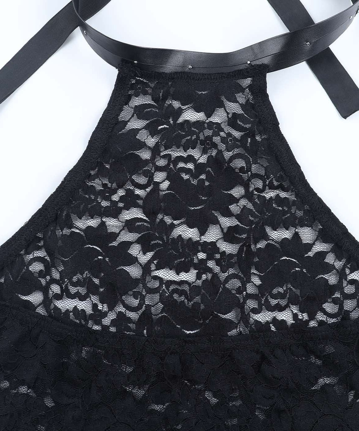 Showstopping Black Lace Halter Maxi Dress | High Slit Evening Gown for Fall & Holiday Parties