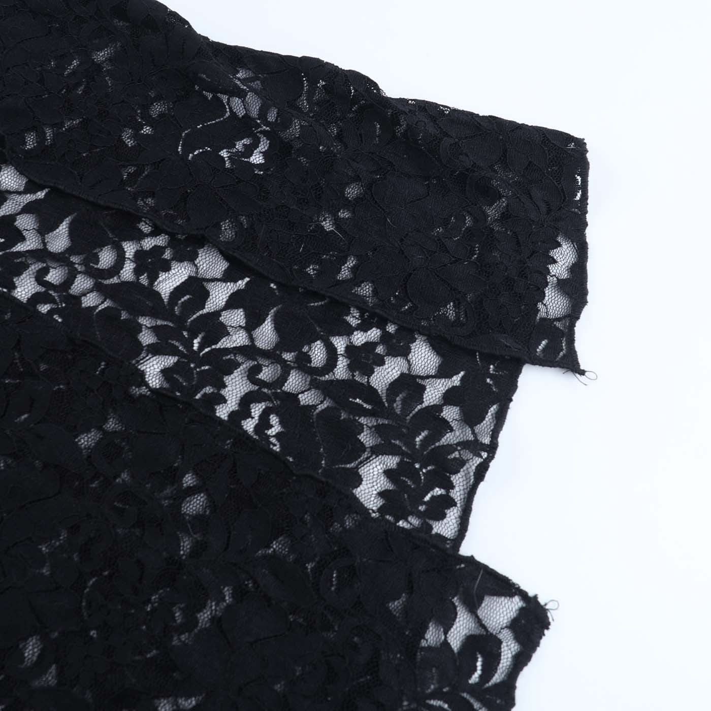 Showstopping Black Lace Halter Maxi Dress | High Slit Evening Gown for Fall & Holiday Parties