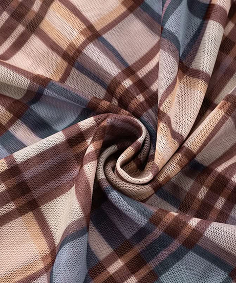 Fall Plaid Mesh Cut-Out Mini Dress - Strapless Y2K Party & Goth-Chic Style