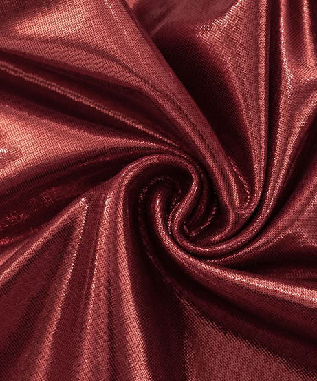 Liquid Metallic Cowl Neck Halter Romper - Daring Plunge for Holiday Parties & NYE