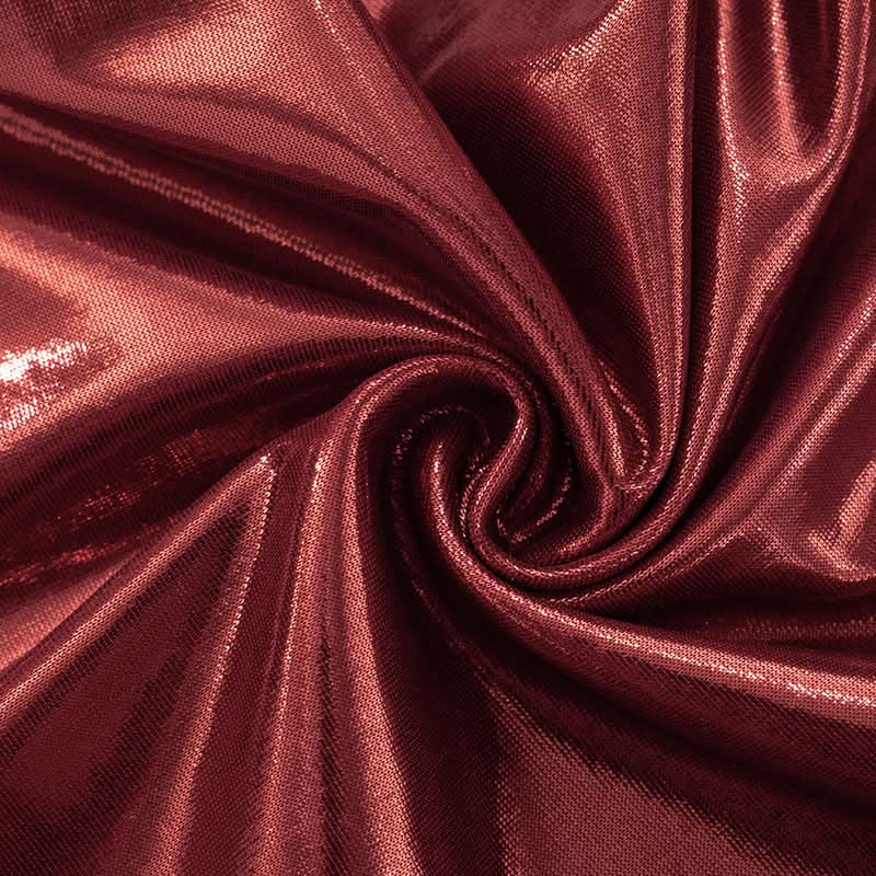 Liquid Metallic Cowl Neck Halter Romper - Daring Plunge for Holiday Parties & NYE