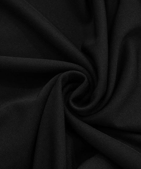 Chic Black Halter Cowl Neck Mini Dress with Asymmetrical Drape | Fall & Holiday Party Ready