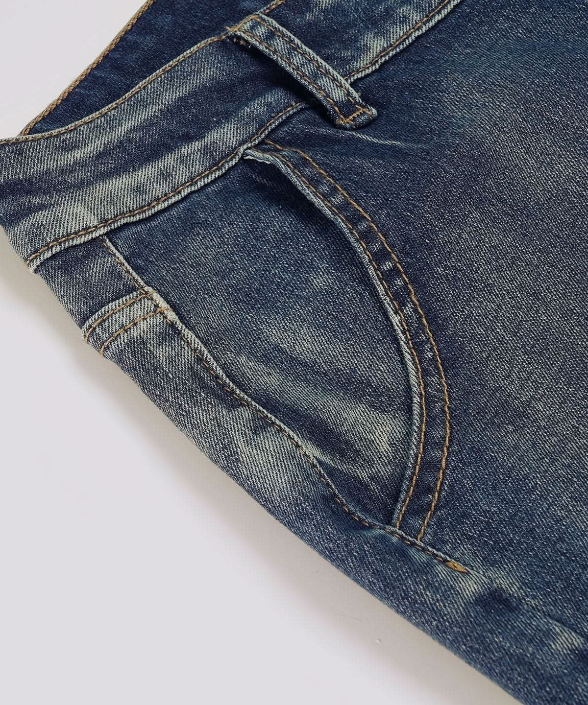 Fall Blossom High-Waist Embroidered Flare Jeans - Vintage Chic Denim for American Women