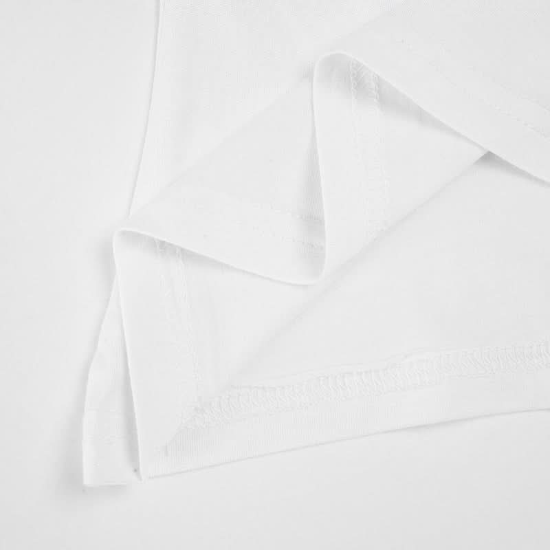 Sparkle & Spirit: Women's White Cowl Neck Tank Top with Dazzling Rhinestone Cross – Chic Fall Layering Essential