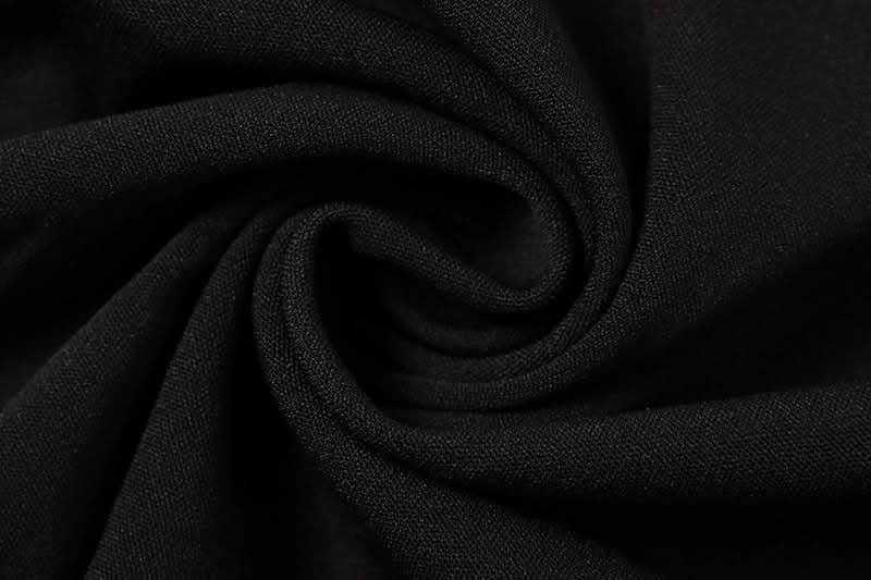 Elegant Black Halter High-Low Maxi Dress - Chic for Fall & Holiday Soirees