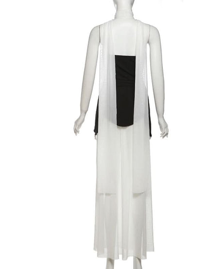Chic Black & White Strapless Pearl Maxi Dress - Elegant Holiday Event Gown