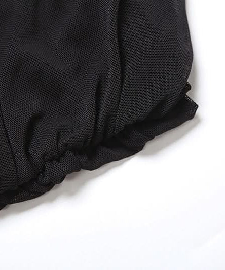 Black Beaded Halter Mesh Top: Your Iconic Fall & Holiday Party Statement Piece