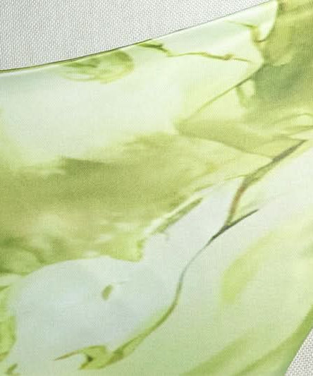 Stunning Abstract Green Halter Cowl Neck Maxi Dress - Backless Elegance for Fall & Resort