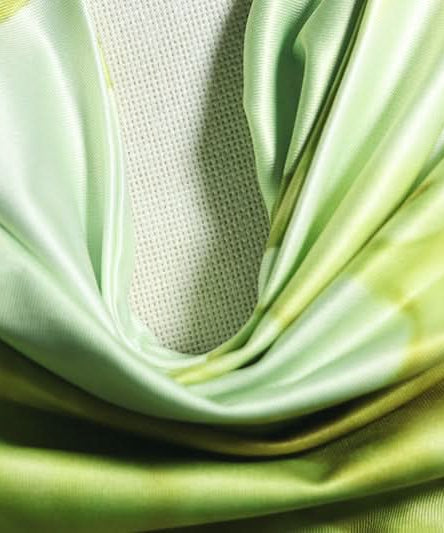 Stunning Abstract Green Halter Cowl Neck Maxi Dress - Backless Elegance for Fall & Resort