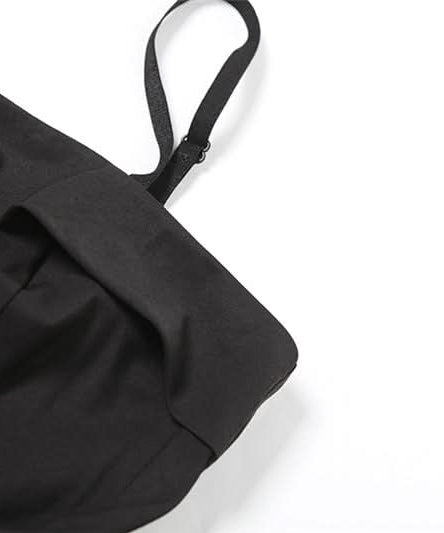 Chic Black Peplum Cami Top with Self-Tie Bow – Your Flattering Fall & Holiday Staple