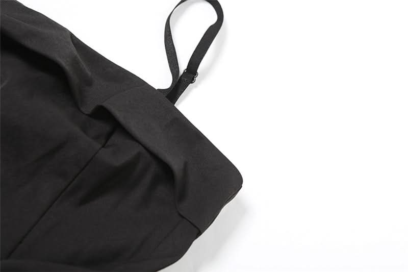 Chic Black Peplum Cami Top with Self-Tie Bow – Your Flattering Fall & Holiday Staple