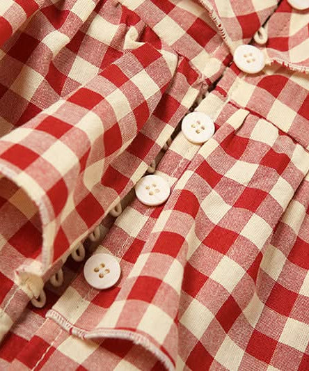 Chic Fall Gingham Ruffle Maxi Skirt - High Slit & Boho Style