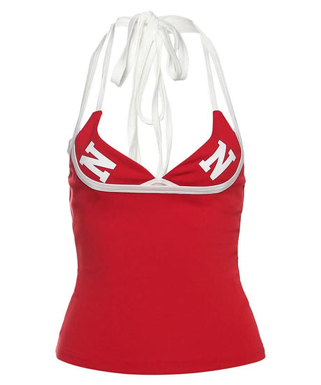 Nebraska Cornhuskers Women's Game Day Halter Tank Top - Spirit Red 'N' Apparel