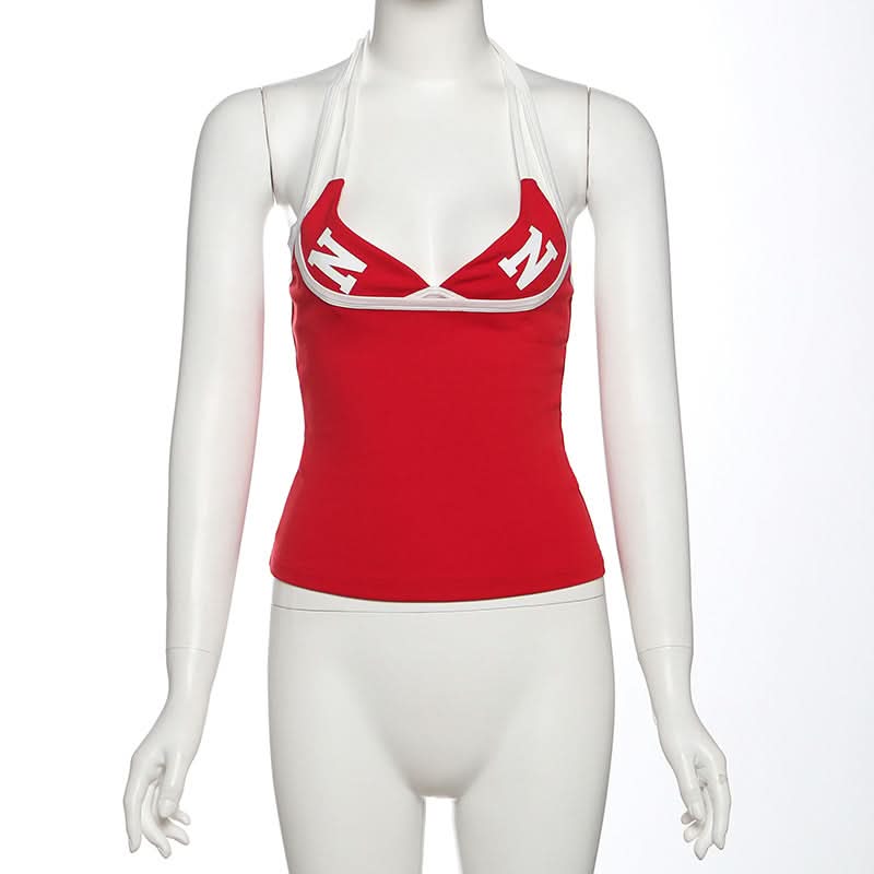 Nebraska Cornhuskers Women's Game Day Halter Tank Top - Spirit Red 'N' Apparel