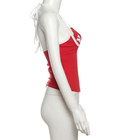 Nebraska Cornhuskers Women's Game Day Halter Tank Top - Spirit Red 'N' Apparel