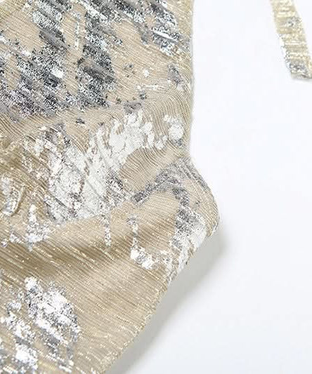 Shimmering Halter Crop Top & Mini Skirt Set | Ultimate Holiday & NYE Glam