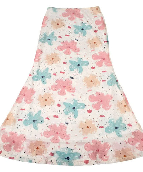 Whimsical Bloom Mesh Maxi Skirt - Effortless Fall Transition & Resort Ready