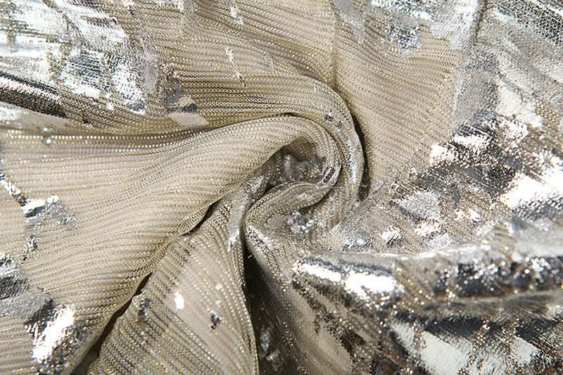 Shimmering Halter Crop Top & Mini Skirt Set | Ultimate Holiday & NYE Glam