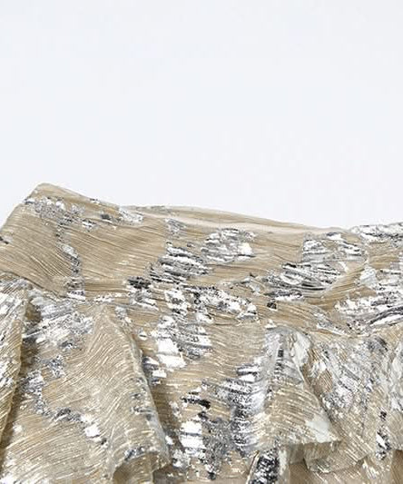 Dazzling Glitzy Ruffle Mini Skirt - Holiday, NYE & Fall/Winter Party Essential