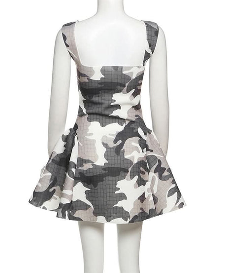 Urban Chic Camo Backless Mini Dress - Your Edgy Fall Statement Piece