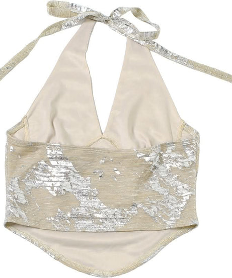 Shimmering Halter Crop Top & Mini Skirt Set | Ultimate Holiday & NYE Glam