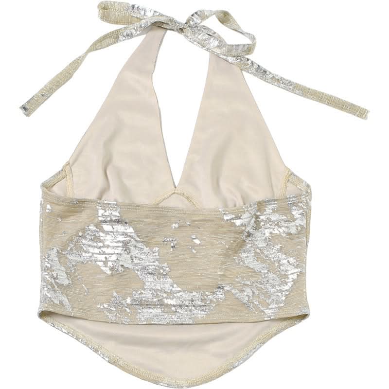 Shimmering Halter Crop Top & Mini Skirt Set | Ultimate Holiday & NYE Glam