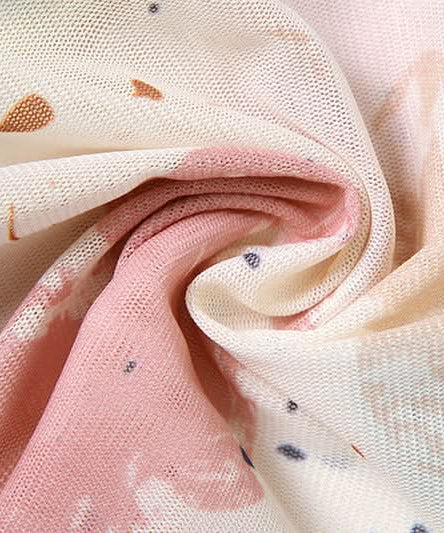 Trendy Watercolor Floral Mesh Two-Piece Set - Chic Ruched Cami & Skirt for Fall