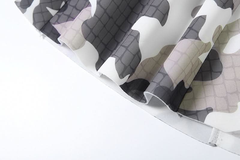 Urban Chic Camo Backless Mini Dress - Your Edgy Fall Statement Piece