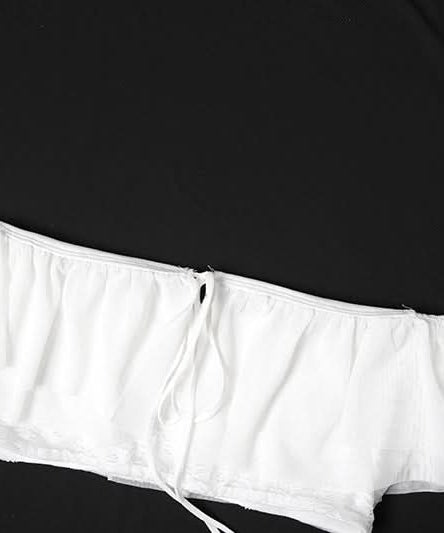 “Golden Hour Glow” Off-Shoulder Ruffle Mesh Crop Top | Women's Chic Fall Getaway & Resort Essential