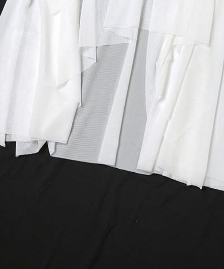 Ethereal Winter White Tiered Maxi Skirt - Chic High-Low Ruffles for Holiday & Resort Glam