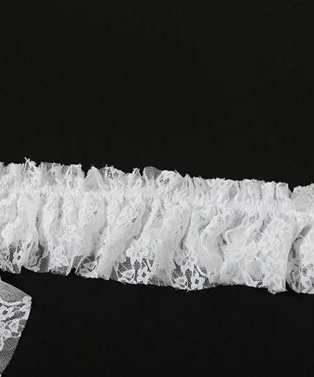 Gothic Romance Lace Ruffle Wide-Leg Pants - Dark Academia & Fall Fashion Essential