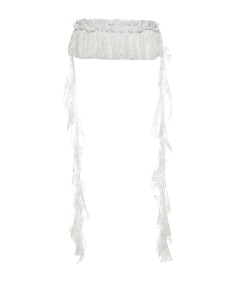 Gothic Romance Lace Ruffle Wide-Leg Pants - Dark Academia & Fall Fashion Essential