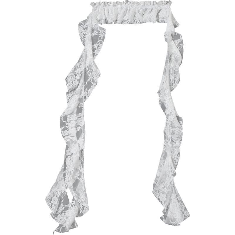 Gothic Romance Lace Ruffle Wide-Leg Pants - Dark Academia & Fall Fashion Essential