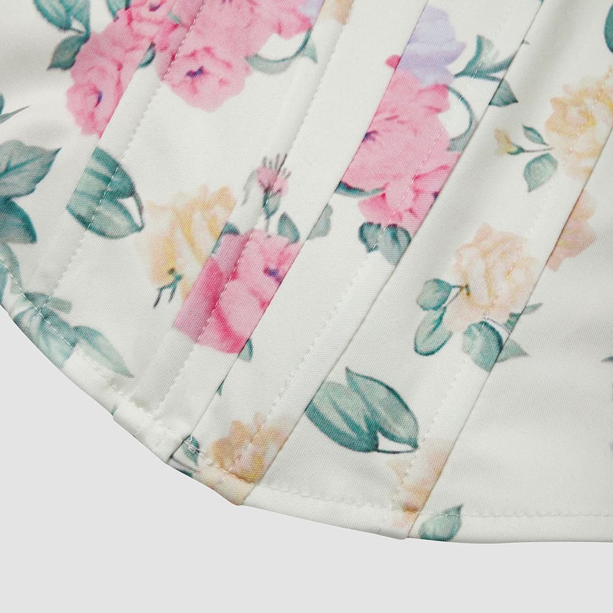 Autumn Rose Sweetheart Corset Top - Chic Floral & Flattering for Fall