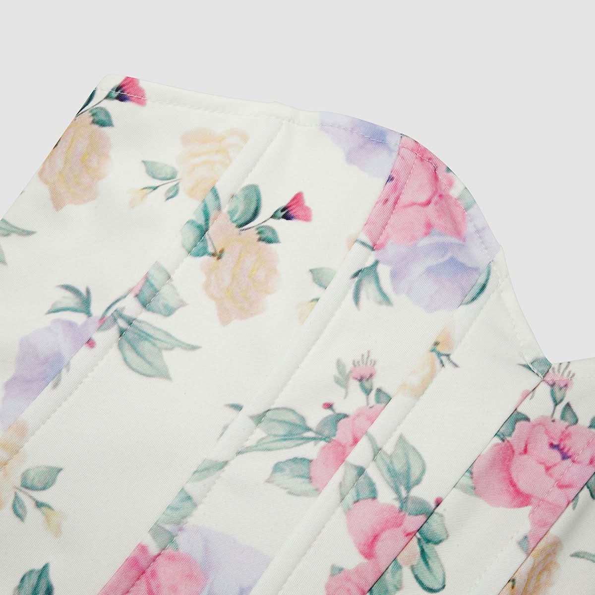 Autumn Rose Sweetheart Corset Top - Chic Floral & Flattering for Fall