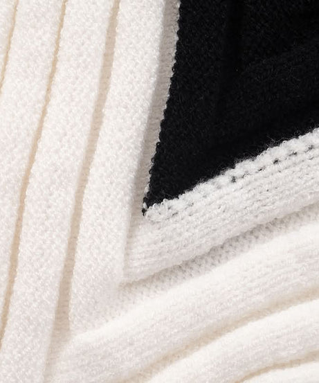 Chic Black & White Asymmetrical One-Shoulder Mini Dress | Fall & Holiday Party Ready