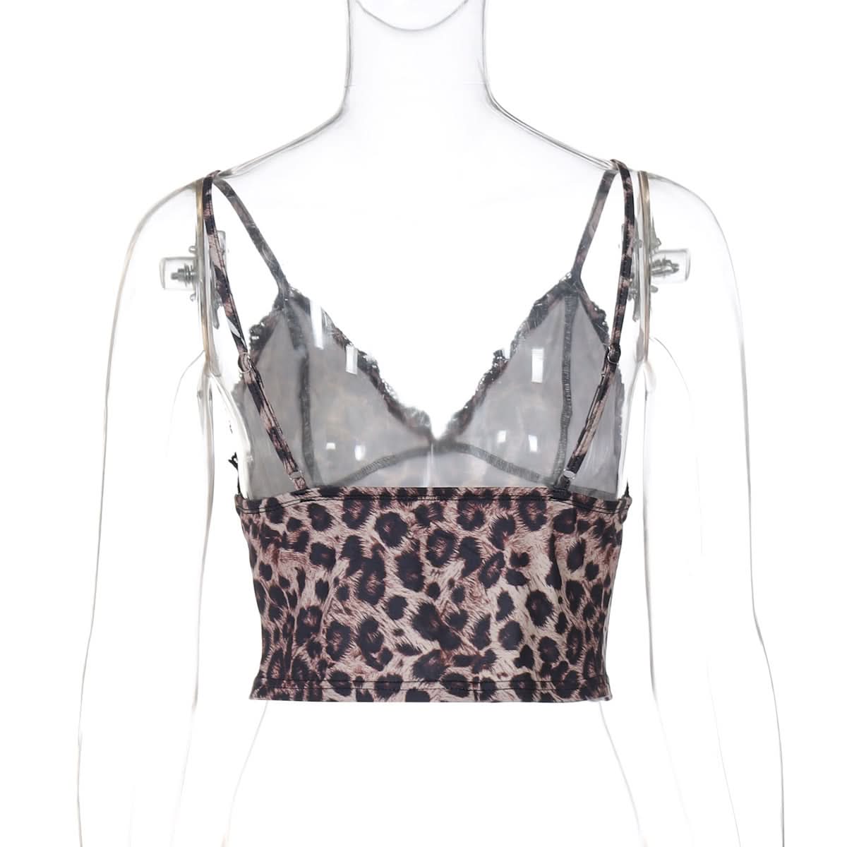 Untamed Style: Leopard Print Lace Trim Cami Top | Essential Fall Layering & Night Out Staple