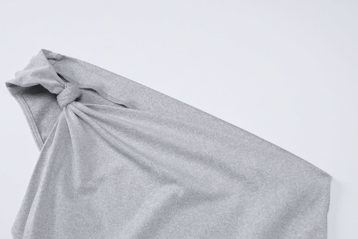 Chic Draped One-Shoulder Maxi Skirt Set - Your Effortless Fall Style Staple