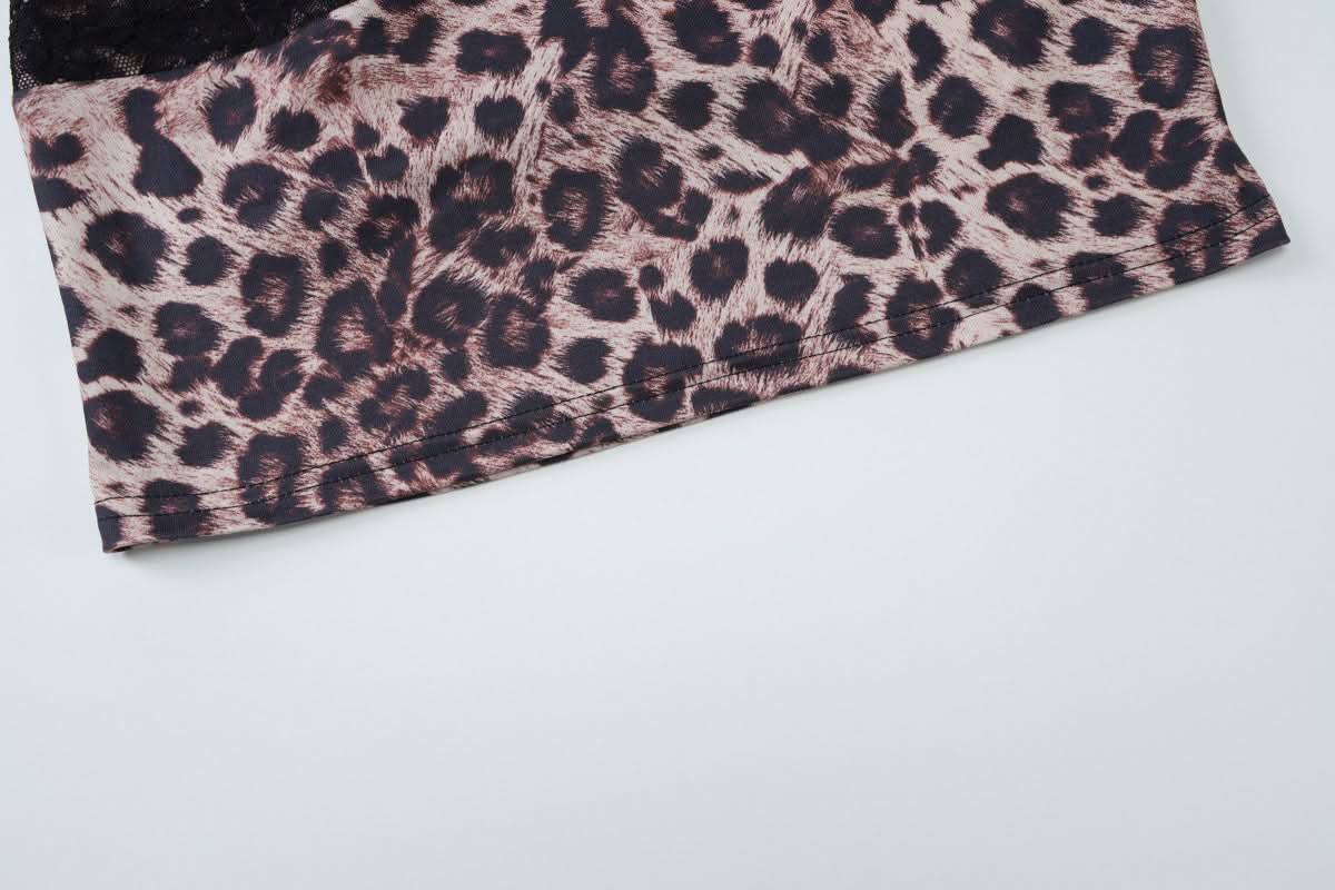 Untamed Style: Leopard Print Lace Trim Cami Top | Essential Fall Layering & Night Out Staple