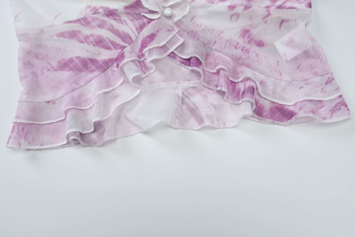 Purple Bloom Halter Crop Top & Maxi Skirt Set - Your Chic Vacation Escape