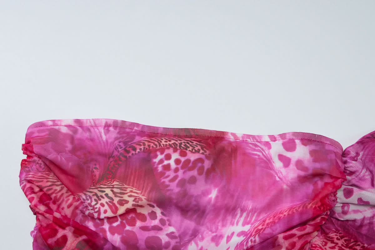 Electric Pink Leopard Halter Crop Top: Your Ultimate Statement for Fall Parties & Nights Out