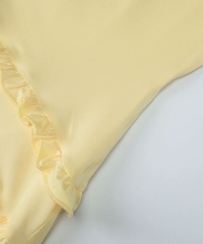 Effortless Golden Hour Glow: One-Shoulder Ruffle Tiered Maxi Dress