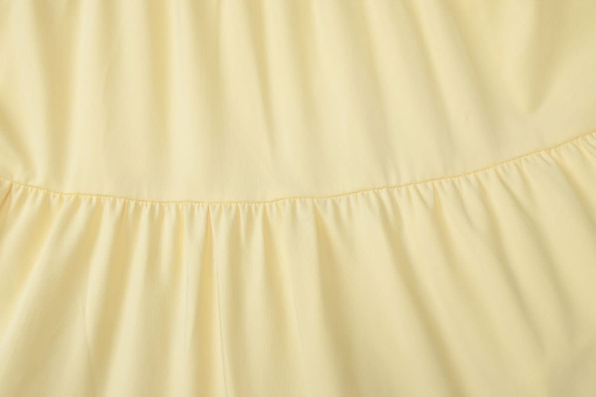 Effortless Golden Hour Glow: One-Shoulder Ruffle Tiered Maxi Dress